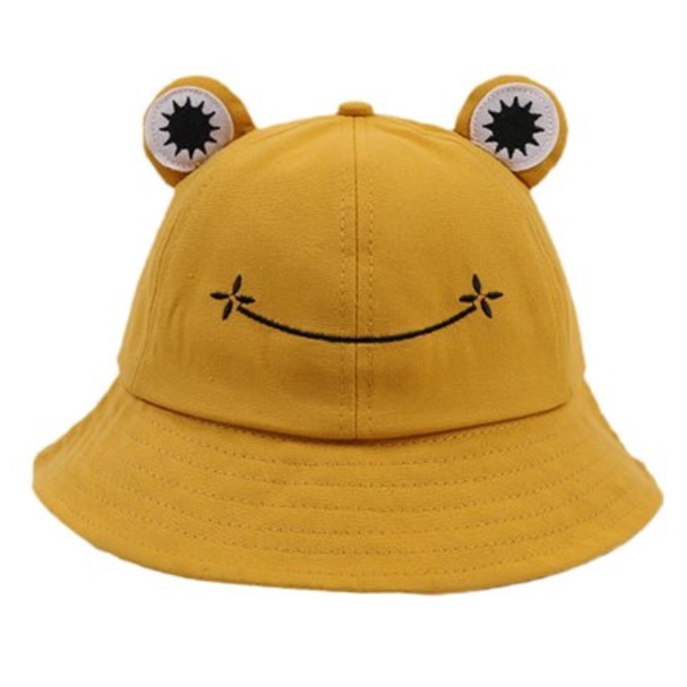 Harry Styles Frog Fisherman Bucket Hat - Yellow